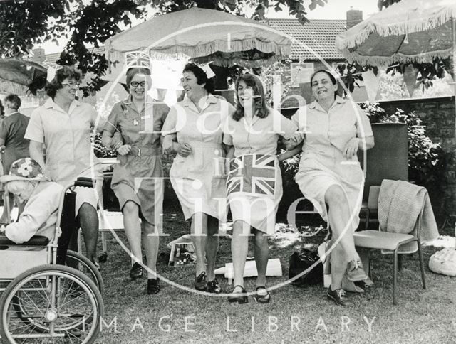 Nurses celebrate the Queen's Silver Jubilee 1977