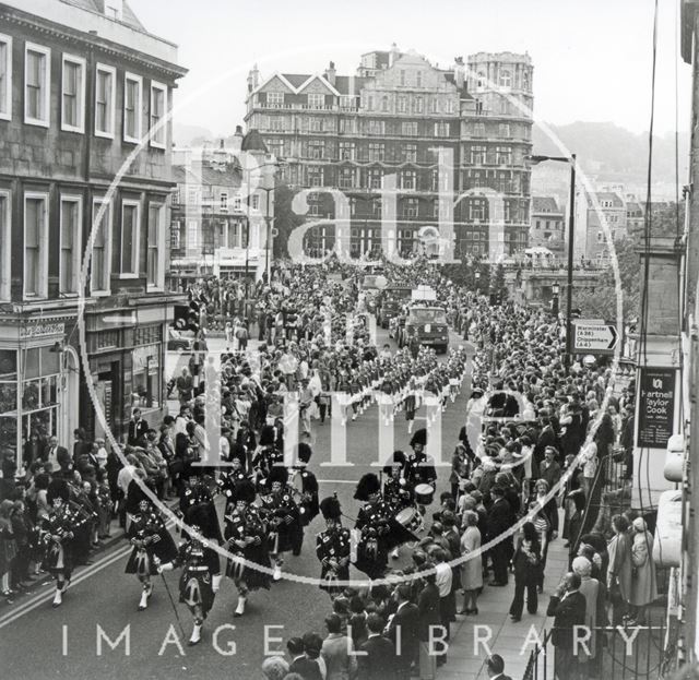 The carnival procession at the Bath Fiesta 1972