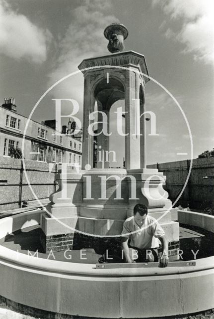 The Mineral Fountain, Terrace Walk, Bath 1989