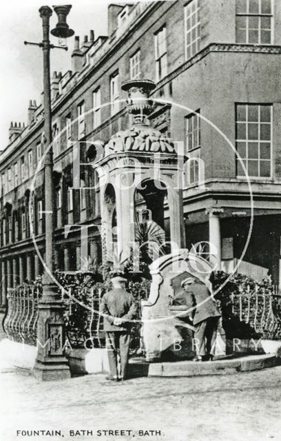 The Mineral Fountain, Stall Street, Bath c.1910