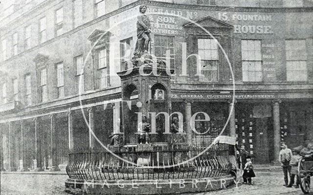 The Mineral Fountain, Stall Street, Bath c.1880