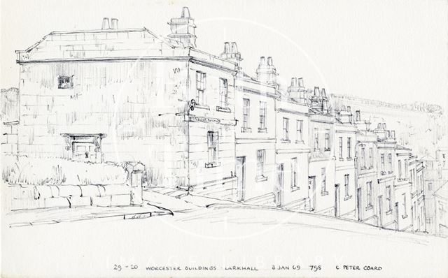 20 to 29, Worcester Buildings, Larkhall, Bath 1969