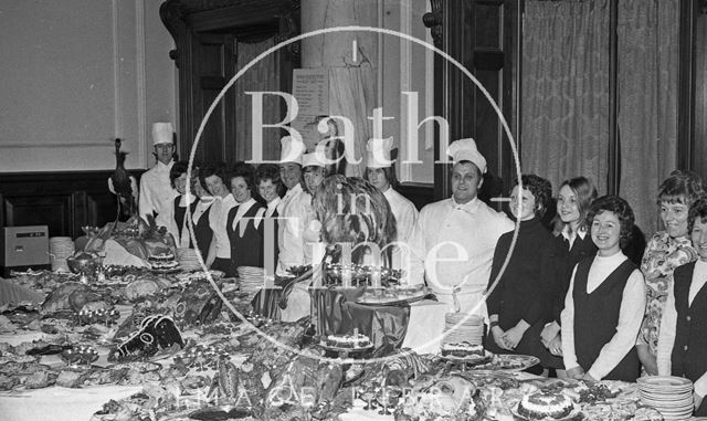 The Roman Rendezvous Banquet at the Pump Room, Bath 1972