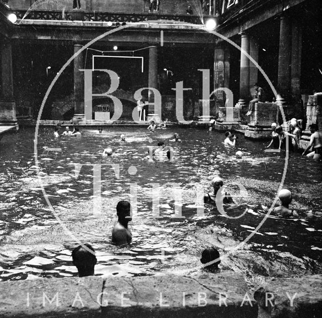 The Roman Rendezvous at the Roman Great Bath, Bath c.1960