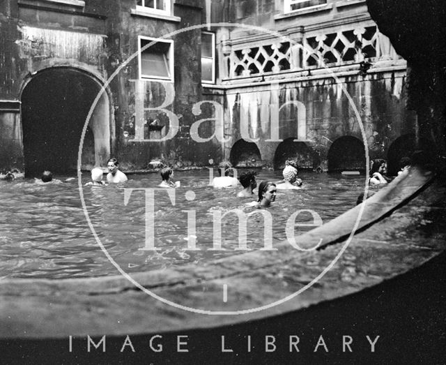 The Roman Rendezvous at the King's Bath, Bath c.1960