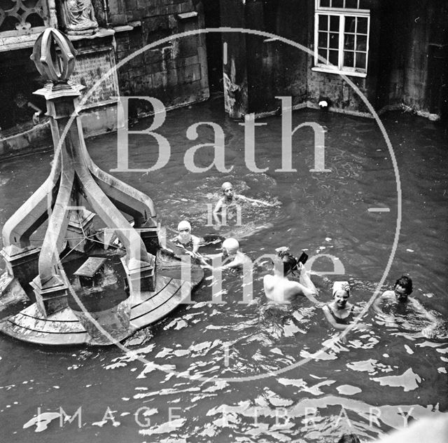 The Roman Rendezvous at the King's Bath, Bath c.1960