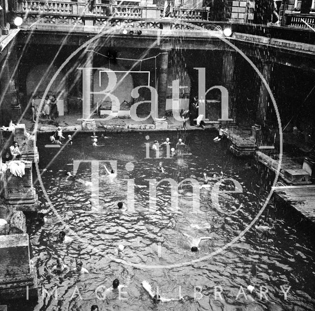 The Roman Rendezvous at the Roman Great Bath, Bath c.1960