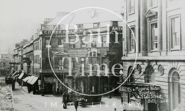 The Mineral Water Fountain, Stall Street, Bath c.1910