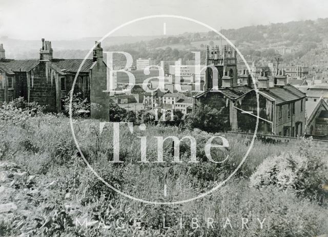 View from Calton Road to Broad Quay, Bath 1967