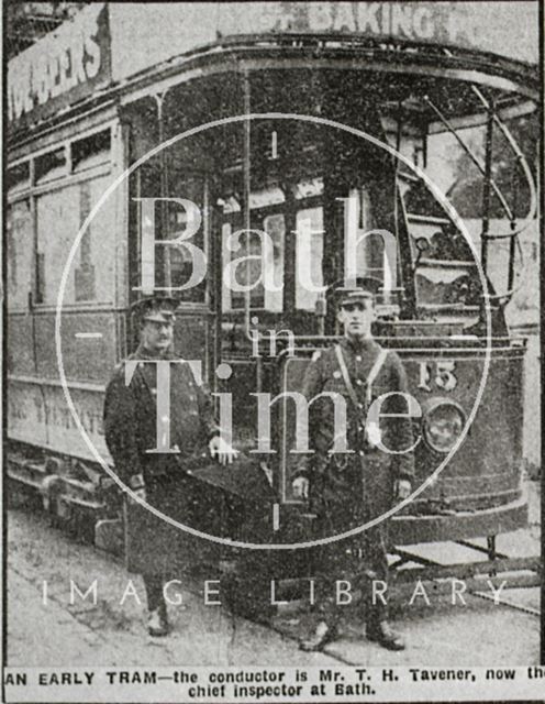 An early tram, Bath c.1910