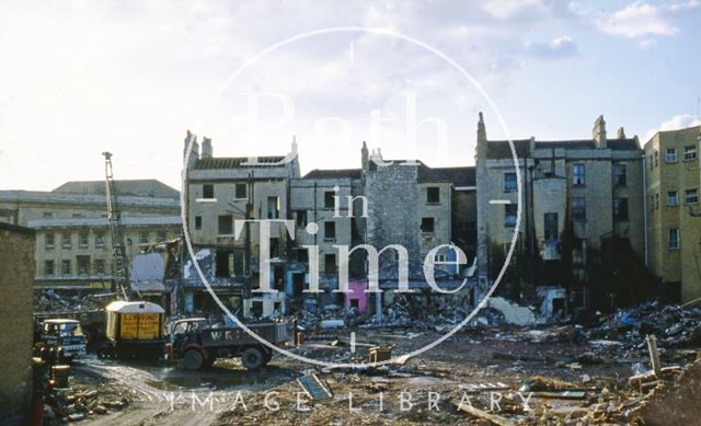 Demolition of Southgate Street, Bath 1971