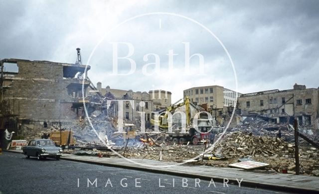 Demolition of Southgate Street, Bath 1971