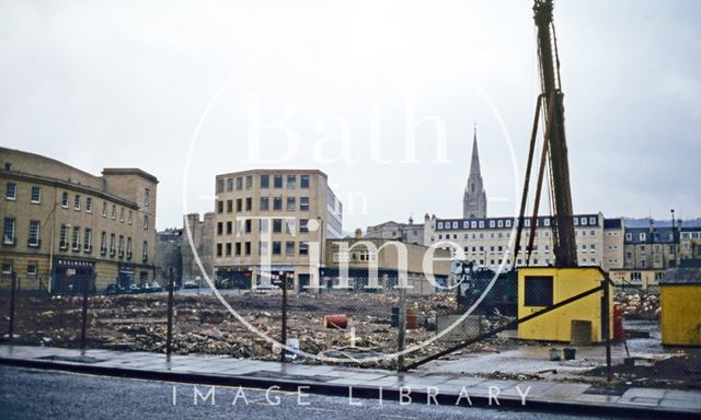 Demolition of Southgate Street, Bath 1971