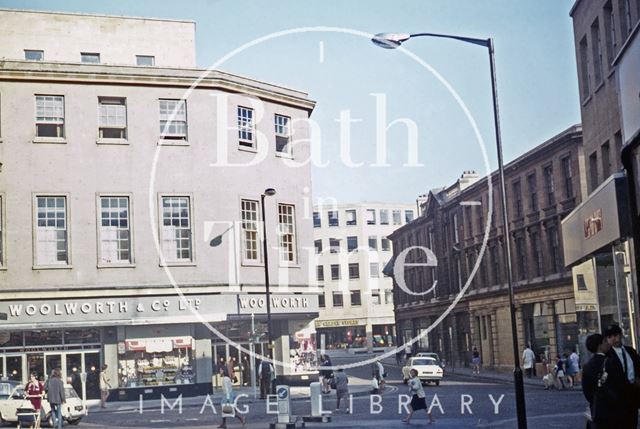 Stall Street and New Orchard Street, Bath c.1965