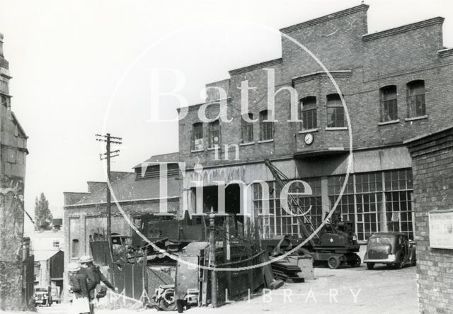 Ex-tram shed, Walcot street, Bath c.1946