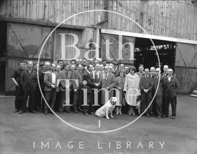 Stothert & Pitt retirement ceremony, Bath 1962