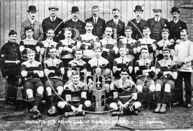 Stothert & Pitt Athletic Club 1st Rugby XV, Bath 1907-1908