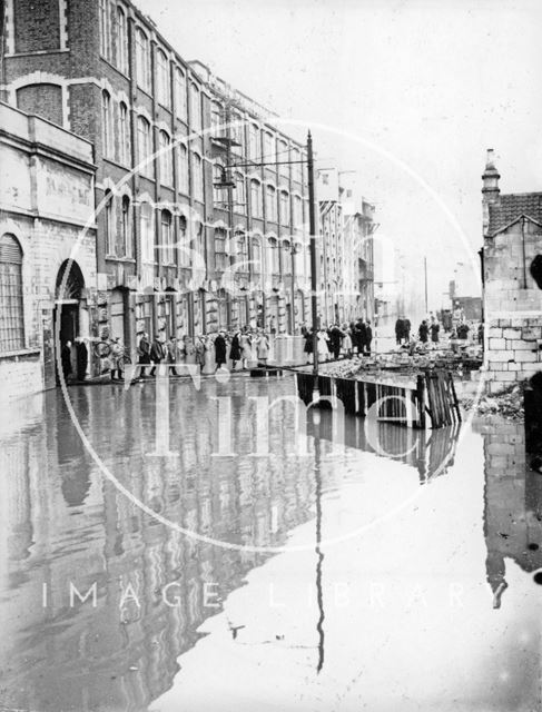 Stothert & Pitt flooding at Newark Works, Bath 1947