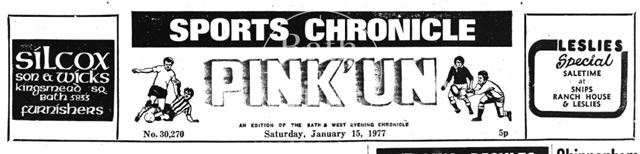 Sports Chronicle, Bath 1977