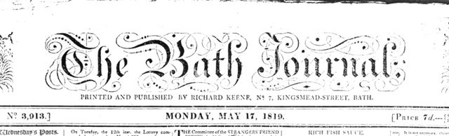 The Bath Journal 1819