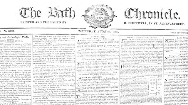 The Bath Chronicle 1827