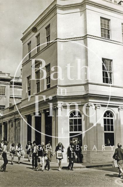 The newly built Mementos shop and offices, Stall Street, Bath 1973