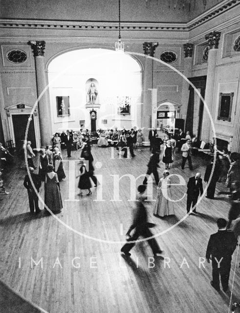 Dancing inside the Pump Room, Bath c.1960