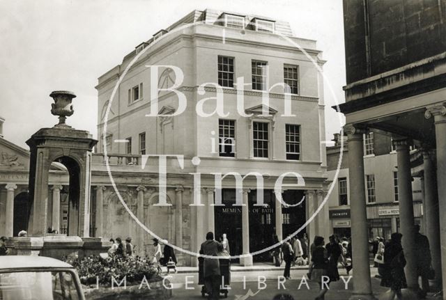 The newly built Mementos shop and offices, Stall Street, Bath 1973