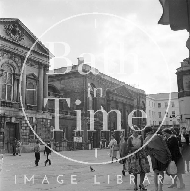 A view of the Pump Room, Bath c.1960