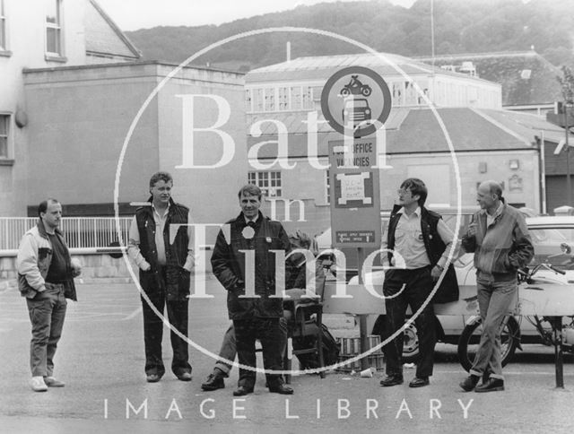 Pickets during the Post Office Strike, Bath 1988