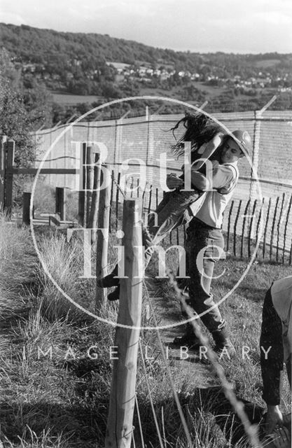 Badger set protesters are forcibly removed, Batheaston/Swainswick Bypass 1994