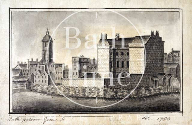 The prison, Grove Street, Bath 1780