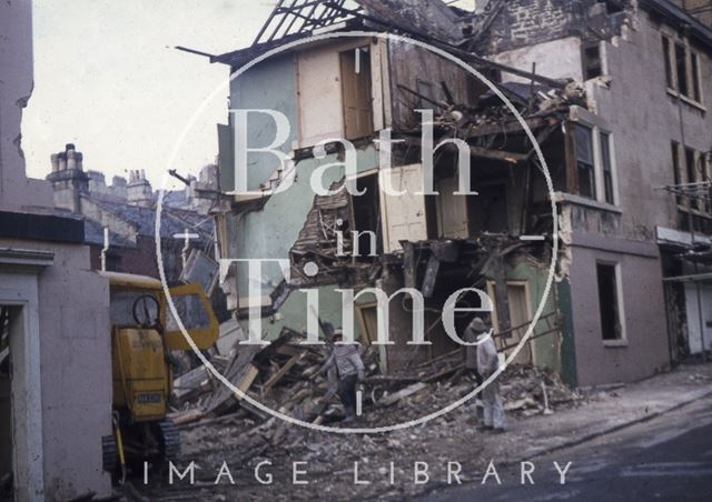 Demolition of Morford Street, Bath 1972