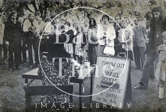 Buchanan Tunnel protesters, Bath 1971