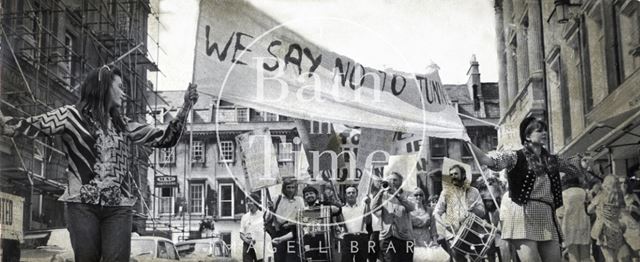 Buchanan Tunnel protesters, Bath 1971