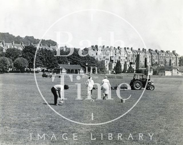 Clearing the Recreation Ground, Bath c.1966