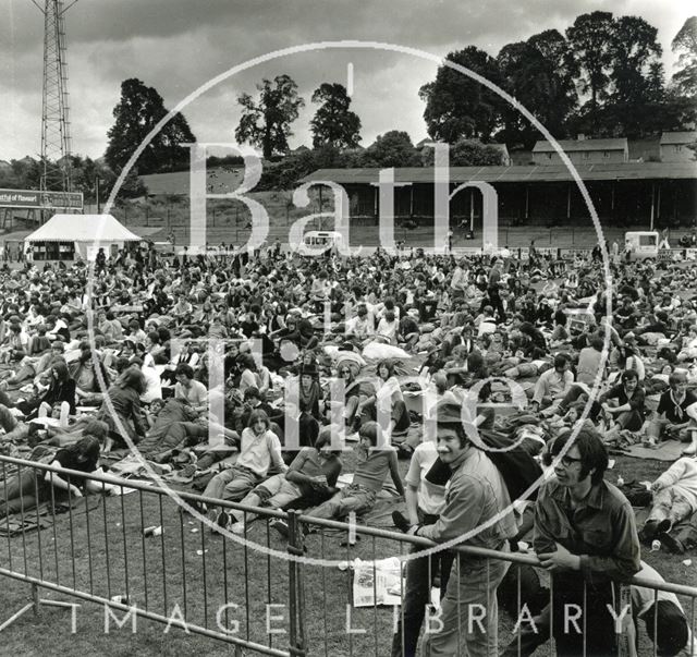 Bath Festival Revellers, Twerton Park, Bath 1970