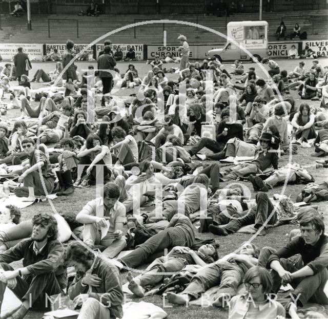 Bath Festival Revellers, Twerton Park, Bath 1970