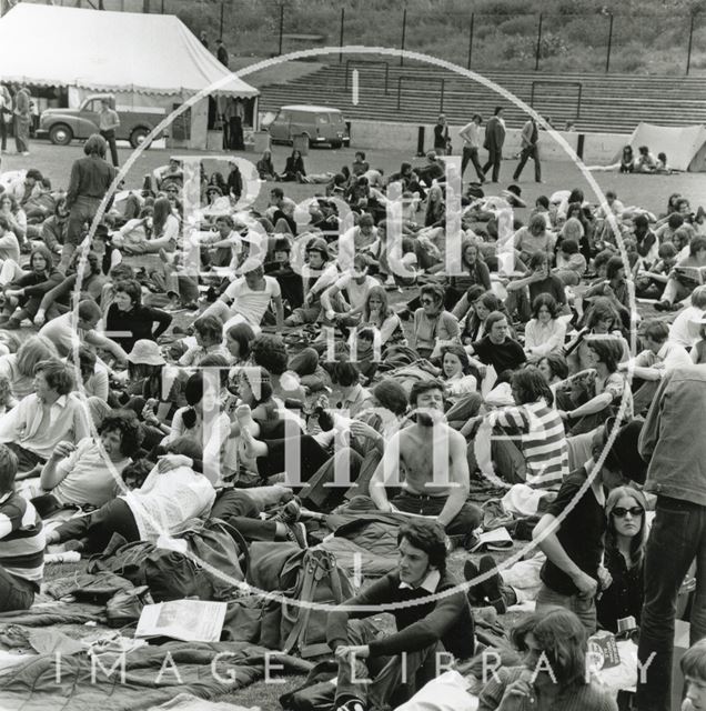 Bath Festival Revellers, Twerton Park, Bath 1970