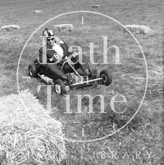 Edwin (Ted) Leather at Bathford c.1960