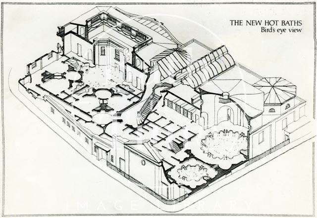 The proposed New Hot Baths, Bath 1988