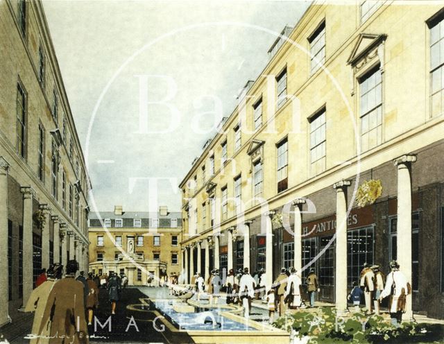 An improved environment? Modifications to Bath Street, Bath c.1980?