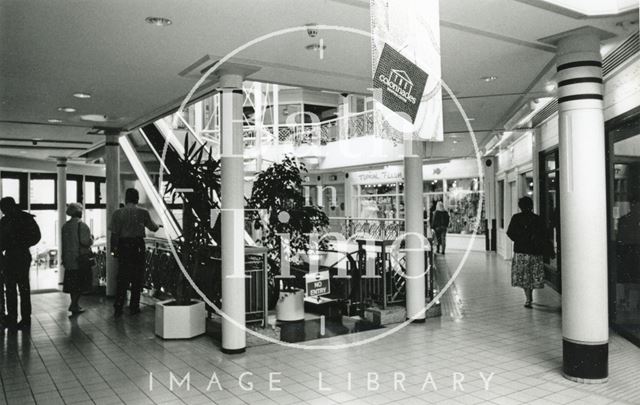 Interior of the Colonnades Shopping Centre, Bath Street, Bath 1993