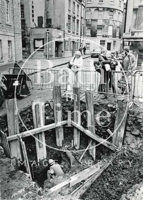 Excavations in Bath Street, Bath 1986