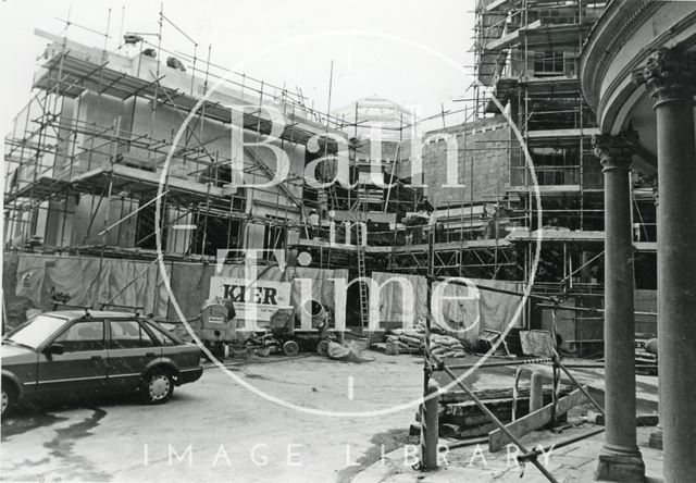 Bath Street Colonnades development, Bath 1988