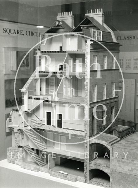 A 1:20 scale model of 26, Great Pulteney Street, Bath 1992