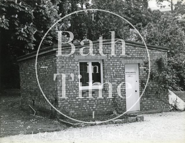 The tea house at the Holburne Museum before renovation, Bath 1984