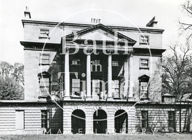 The vacant Sydney House, Bath before the Holburne Museum took it over pre-1911