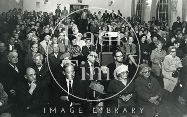 Concerned residents from Oldfield Park, Bath at a public meeting c.1965