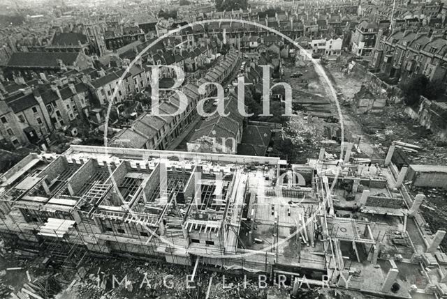 View over the Ballance Street Development Site, Bath c.1971